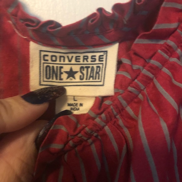 Converse one star dress Pink Pin stripe ombré - Picture 2 of 5